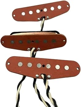 Amazon.co.jp: 3 パック美しいギターシングルコイルピックアップレッド